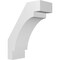 Ekena Millwork 5 1/2-in. W x 12-in. D x 16-in. H Merced Architectural Grade PVC Knee Brace BRCP055X12X16MRC - alternate 1